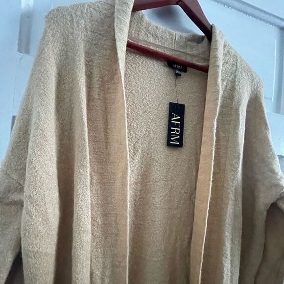 NWTs AFRM Camel Shaylee Long Cardigan Duster - Picture 6 of 13